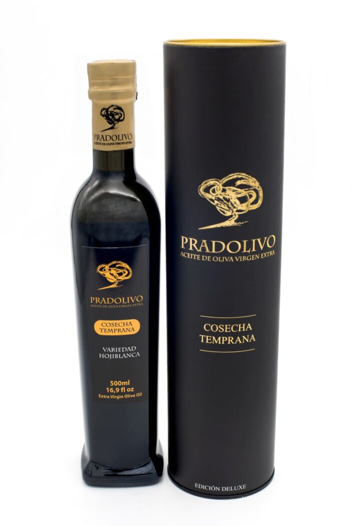 AOVE Pradolivo Cosecha Temprana Hojiblanca Estuche de Lujo 500ml