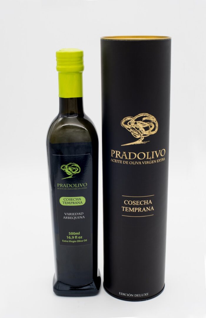 AOVE Pradolivo Cosecha Temprana Arbequina Estuche de Lujo 500ml