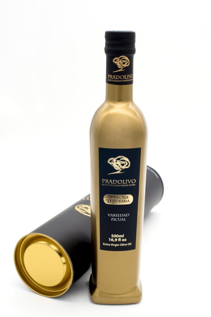 AOVE Pradolivo Cosecha Temprana Picual Estuche de Lujo 500ml - Imagen 2